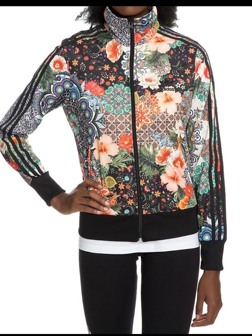 Adidas x Farm Jardim Agharta Floral Pattern Track Jacket BR5129